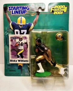 Ricky Williams Starting Lineup 2000 NFL Football Saints Figurine #72923 Vintage - Picture 1 of 10