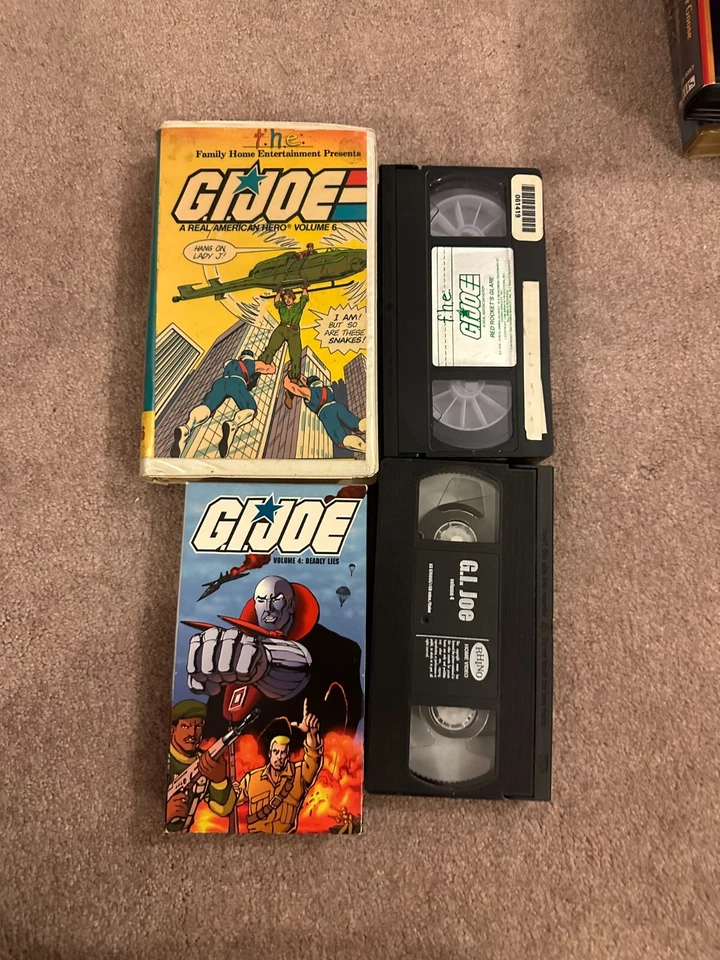 G.I. Joe A Real American Hero VHS 1- Red Rockets Glare and Volume 4. Deadly Lies - Image 1 of 1