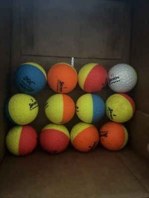 12 Srixon Matte Divide Q-Star Tour Used Golf Balls 4A / 5A Grade - Image 1 of 2