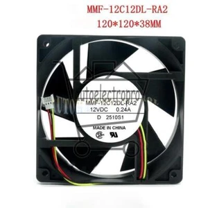 1PC New MMF-12C12DL-RA2 12VDC 0.24A 12CM for Mitsubishi inverter Cooling Fan~ - Afbeelding 1 van 2