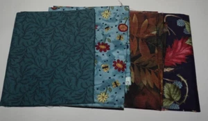 4, Markenlos, Fat Quarters, gemischtes Thema & Farben, Baumwollstoff (22) - Bild 1 von 1