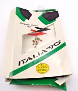 Vintage 1990 FIFA Italy Maskottchen Ciao World Cup Soccer Football Pin 750 Gold Rarität - Bild 1 von 9