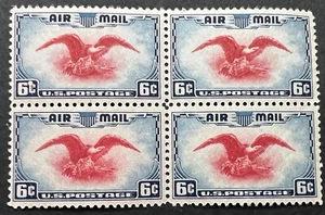 Scott#: C23 - Century of Progress 1938 6¢ block of 4 MNHOG - Lot C7 - Picture 1 of 2
