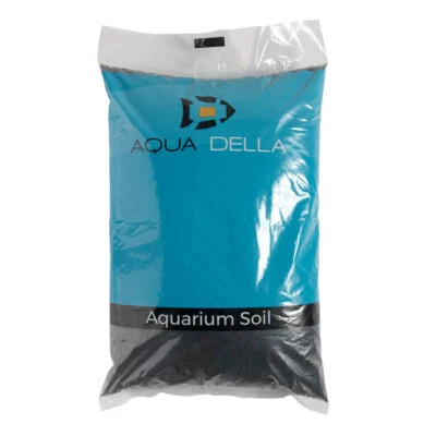 Aqua Della Aquarium Soil / Kies, schwarz - Körnung 1-3mm 9kg - optimale Qualität