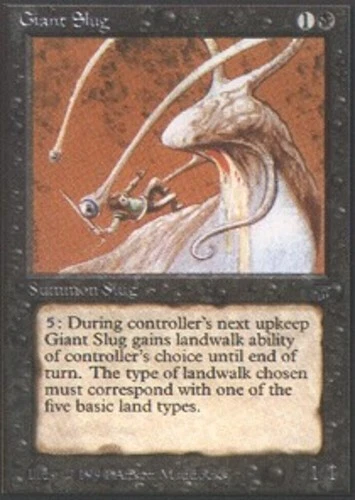 Giant Slug ~ Lightly Played Legends MTG Magic UltimateMTG Black Card - Image 1 of 1