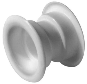4x Mini Círculo Blanco Cuello Círculo Ventilación De Aire Juego Cubierta Puerta - Imagen 1 de 3