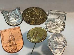 FEDERAL SHOOTING BADGE MEDALS ALMARAUSCH ZIRNDORF SCHWABACH INGOLSTADT - Picture 1 of 14