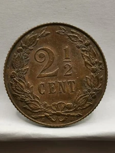 2 1/2 CENTS 1906 WILHELMINA PAYS BAS / NEDERLAND - Picture 1 of 3