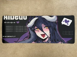 Overlord Albedo Waifu Tappetino da Scrivania Grande Mouse Pad 31x11 Pollici - Foto 1 di 1