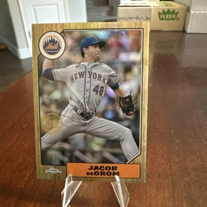Jacob DeGrom - 2022 Topps Chrome 1987 Refractor 35th Anniversary #87BC-7, Mets - Picture 1 of 2