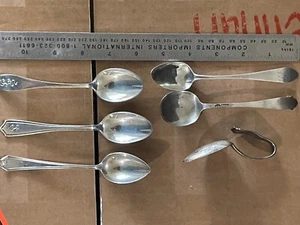 Sterling Silver 118g Assorted Vintage Spoons Lot - Picture 1 of 7