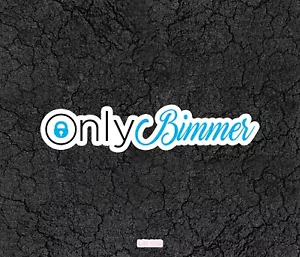 Only Fans BMW Bimmer (OG Logo) - BMW Car Sticker for Window, Bumper or Others - Bild 1 von 3
