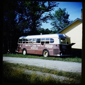 Chicago Motor Coach Ford bus 434 RADIO Ass - 1953 Stereo Realist 3D Slide #1957 - Picture 1 of 3