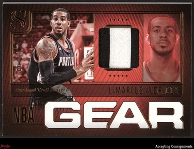 2024-25 Panini Silhouette Gear Bronze LaMarcus Aldridge GAME USED PATCH 77/99 - Image 1 of 2