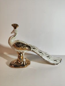 Vintage Porcelain Decorative PEACOCK Beautiful!! Rare!! - Picture 1 of 9