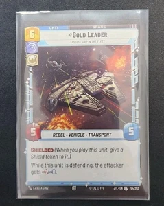 Gold Leader - Fastest Ship In The Fleet 054/262 Star Wars Unlimited TCG Card JTL - Picture 1 of 2