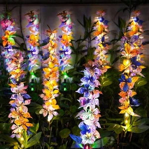 Solar Garden Lights, Solar Butterfly Lights with 2 Lighting Modes, Solar Ligh... - Picture 1 of 6