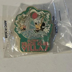 Disney Beach Club Villas Mickey Minnie Mouse Disney Pin 2003 Nuevo - Imagen 1 de 3