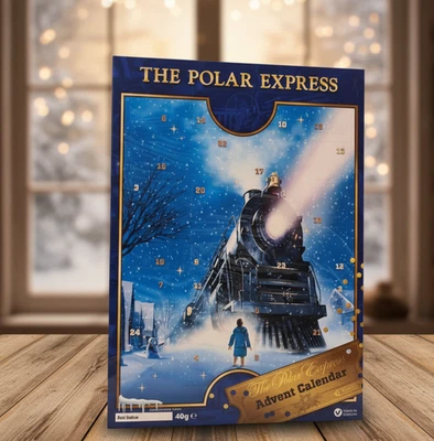 Individually 24 Doors Chocolate Advent Calendar Christmas Countdown Polar Expres - Image 1 of 2