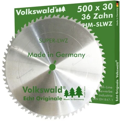 Volkswald® HM-Sägeblatt SLWZ 500x30mm Z= 36 Längsschnitt SUPER Kreissägeblatt - Bild 1 von 4