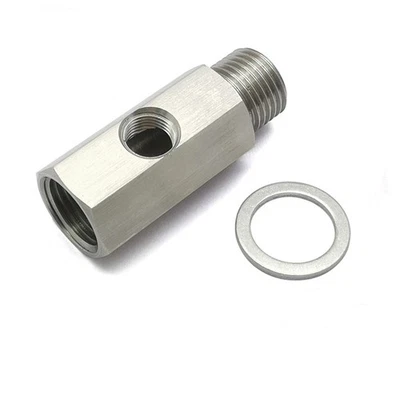 1PCS M16*1.5 To 1/8 NPT Oil Pressure Adapter Fitting Swap Gauge Sensor Adapter - Image 1 of 4