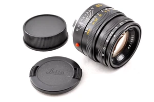 Leica Summicron M 50mm f2 Ver 4th E39 Black lens #11826 with Soft case - Picture 1 of 17