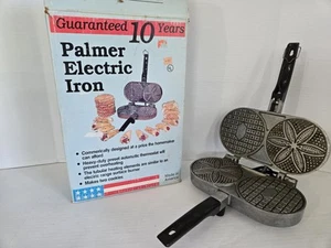 C. Palmer Mfg. Electric Pizzelle Iron Waffle Maker Model 1000T Tested FREE SHIP - Picture 1 of 16