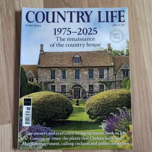 COUNTRY LIFE MAGAZINE 30 APRIL 2025. 1975-2025 Renaissance of the Country House - Imagen 1 de 4
