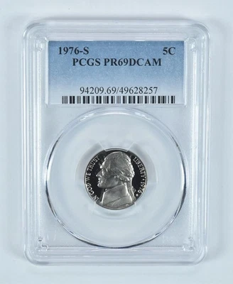 1976-S Jefferson Nickel PR69 DCAM PCGS Blue Label *1685 - Image 1 of 4