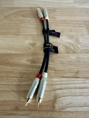 Cables de conexión Rca grado audiófilo de 6 pulgadas Wbc Foto 1 de 3