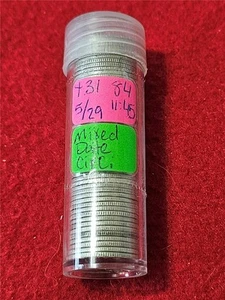 Picker's Delight Roll of $5 Mixed Date CIRC. 90% Silver Mercury Dimes #T3184 - Picture 1 of 3