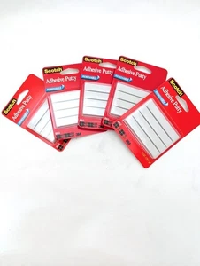 Scotch Adhesive Putty Removeable 2 oz per pack, 5 packs Artwork Photos Paper - Picture 1 of 4