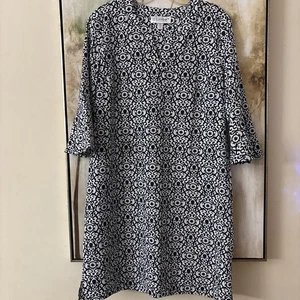 Coolibar Mujer Solero Protección Solar Blanco y Negro Mangas Campana Talla Pequeña - Imagen 1 de 9