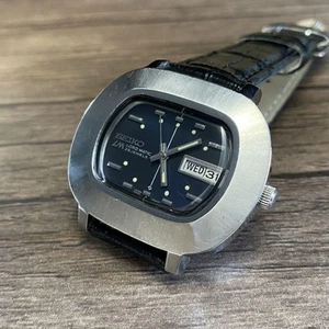 Seiko Lordmatic Automatic Watch 5606-5010 Blue Dial Vintage 1973 Model - Picture 1 of 9
