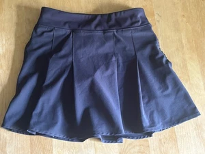 Abercrombie Kids Navy Blue Pleated Skort Girls Size 9/10 Pockets - Picture 1 of 6