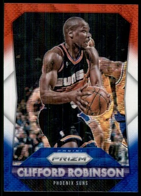 Panini Prizm Prizms Clifford Robinson Phoenix Suns 2015-16 rojo, blanco y azul Foto 1 de 2