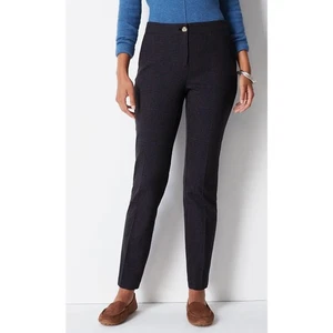 J Jill Brushed Bi-Stretch Twill Pants Womens Plus Size 26 New Black Multi - Picture 1 of 11