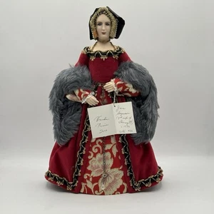 HANDMADE IN ENGLAND BRENDA PRICE PORCELAIN DOLL JANE SEYMOUR 2000 - Picture 1 of 8