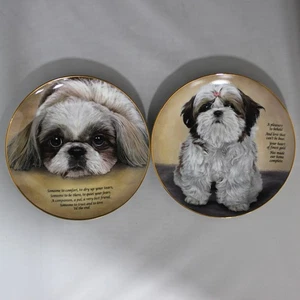 Lot of 2 Cherished Shih tzus Heart of Gold and Someone to Comfort - Imagen 1 de 2
