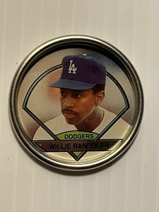 ⚾️ Moneda Willie Randolph 1990 Topps #55 Los Angeles Dodgers DE COLECCIÓN - Imagen 1 de 2