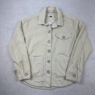 American Eagle Women Corduroy Shacket Button Up Shirt Jacket Size Small - Image 1 of 4