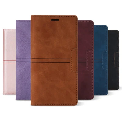 For iPhone 13 12 11 Pro Max XS XR 8 7 6 6S Plus Flip Case Leather Wallet Cover - image 1 of 4