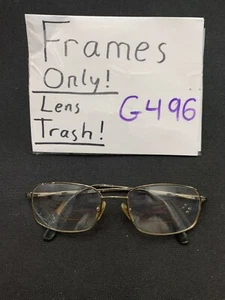 Safilo Elasta 7104 2HH Gunmetal Aviator Eyeglasses Frame w/ Flexhinge Italy G496 - Picture 1 of 6