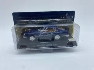 Modellauto Maserati Mistral 1988 blau - Kiosk - Maßstab 1:43 mit Blister - Bild 1 von 2
