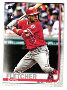 2019 Topps # 520 David Fletcher Los Angeles Angels Rookie - Picture 1 of 2