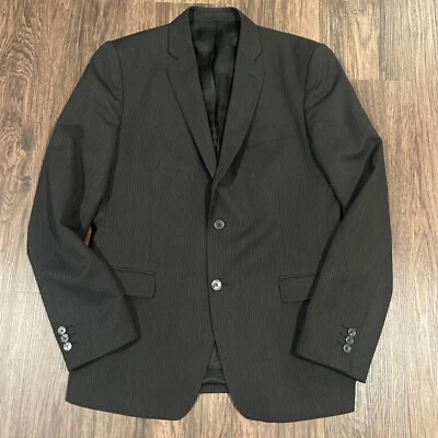 CHAQUETA VERSACE COLLECTION TALLA 52EU COLOR LANA RAYAS GRIS HOMBRE’S Foto 1 de 4