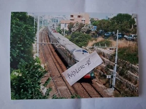 Fotografia Treno Genova Sprint con SETTEBELLO a Santa Marinella Giugno 1986 - Foto 1 di 1