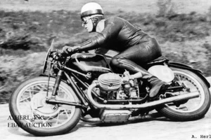 BMW RS 500 1956 & Walter Zeller motorcycle racing photo - Picture 1 of 1