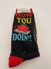 Friends How You Doin&#39; and Pivot Unisex Novelty Crew Socks 2 Pairs Size 6-12