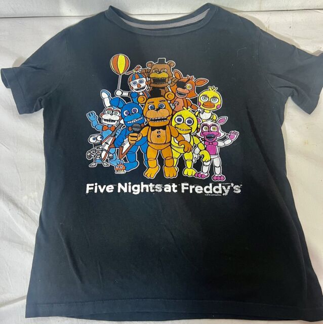  Five Nights at Freddy's Sister Location Shadow Faces Boy's  Black T-Shirt-XS : Clothing, Shoes & Jewelry